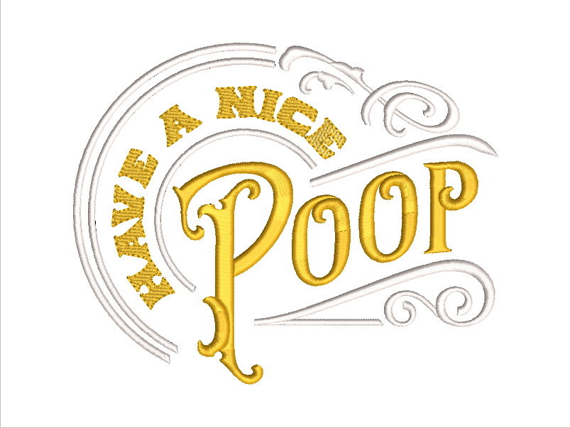 Have a Nice Poop - Poop Emoji - inappropriate - Hand Towel