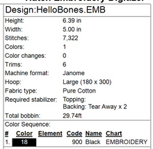 Load image into Gallery viewer, Hello Bones 5x7
