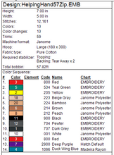 Load image into Gallery viewer, Helping Hand 5x7 Zipper Bag