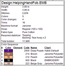 Load image into Gallery viewer, Helping Hand Fob