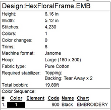 Load image into Gallery viewer, Hexagon Floral Frame