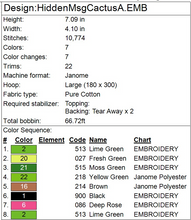 Load image into Gallery viewer, Hidden Message Cactus Greeting Card