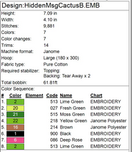 Load image into Gallery viewer, Hidden Message Cactus Greeting Card