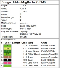 Load image into Gallery viewer, Hidden Message Cactus Greeting Card