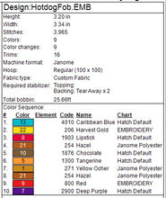 Load image into Gallery viewer, Hot Dog Fob