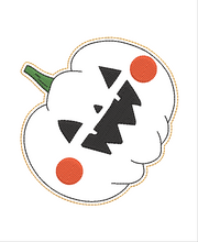 Load image into Gallery viewer, Jack O Lantern Three 5x7 Bunting