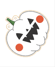 Load image into Gallery viewer, Jack O Lantern Three 5x7 Bunting