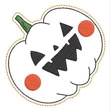 Load image into Gallery viewer, Jack O Lantern Three 4x4 Bunting