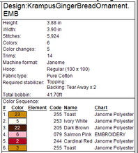 Load image into Gallery viewer, Krampus Ginger Bread Ornament