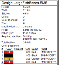 Load image into Gallery viewer, Large Fish Bones Bunting