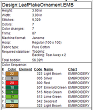 Load image into Gallery viewer, ITH Leaf Flake Ornament