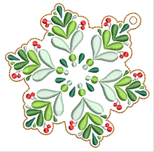 Load image into Gallery viewer, ITH Leaf Flake Ornament