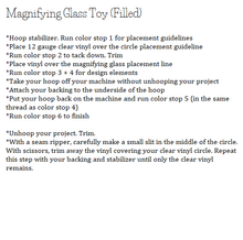 Load image into Gallery viewer, Magnifying Glass Toy and Eyelet