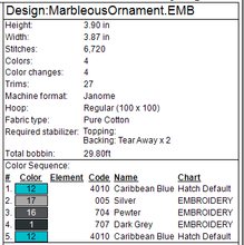 Load image into Gallery viewer, ITH Marbleous Ornament