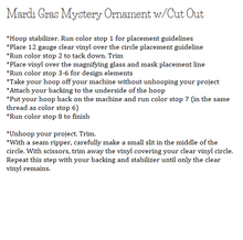 Load image into Gallery viewer, Mardi Gras Mystery Ornament