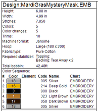 Load image into Gallery viewer, Mardi Gras Mystery Mask