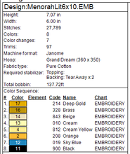 Load image into Gallery viewer, Menorah 4 Sizes