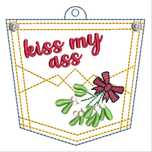 Load image into Gallery viewer, Mistletoe Pocket Ornament