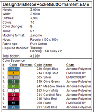 Load image into Gallery viewer, Mistletoe Pocket Ornament