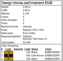 Load image into Gallery viewer, Mona Lisa Ornament
