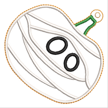 Load image into Gallery viewer, Mummy Pumpkin Ornament