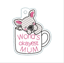 Load image into Gallery viewer, World's Okayest Dad Fob