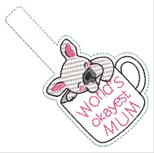 Load image into Gallery viewer, World's Okayest Dad Fob