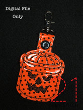 Load image into Gallery viewer, Halloween Pumpkin Bucket Fob