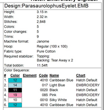 Load image into Gallery viewer, Parasaurolophus Fob