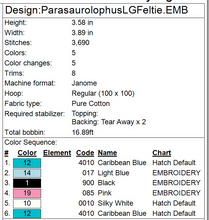 Load image into Gallery viewer, Parasaurolophus Ornament