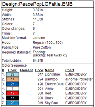 Load image into Gallery viewer, Peace Pop Ornament