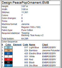 Load image into Gallery viewer, Peace Pop Ornament