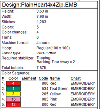 Load image into Gallery viewer, Heart Buddy 4x4 Zipper Bag