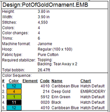 Load image into Gallery viewer, Pot of Gold Ornament