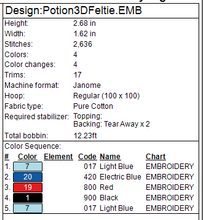 Load image into Gallery viewer, Potion 3D Fob