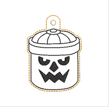 Load image into Gallery viewer, Halloween Pumpkin Bucket Fob