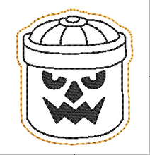 Load image into Gallery viewer, Halloween Pumpkin Bucket Feltie