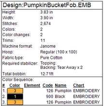 Load image into Gallery viewer, Halloween Pumpkin Bucket Fob
