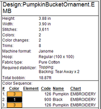 Load image into Gallery viewer, Halloween Pumpkin Bucket Ornament