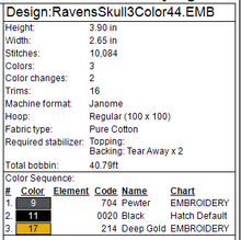 Load image into Gallery viewer, Raven Skull