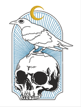 Load image into Gallery viewer, Raven Skull