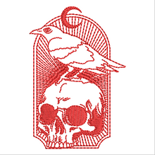 Load image into Gallery viewer, Raven Skull