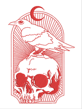Load image into Gallery viewer, Raven Skull