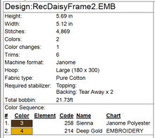 Load image into Gallery viewer, Rectangle Daisy Frame