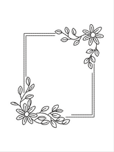 Load image into Gallery viewer, Rectangle Daisy Frame