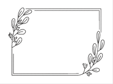 Load image into Gallery viewer, Rectangle Foliage Frame
