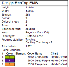 Load image into Gallery viewer, Rectangle Bookmark 4x4