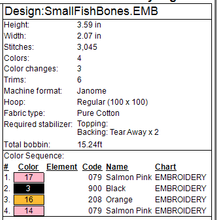 Load image into Gallery viewer, Small Fish Bones Bunting