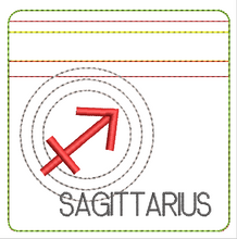 Load image into Gallery viewer, ITH Sagittarius Symbol 4x4 Zipper Bag