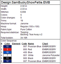 Load image into Gallery viewer, The Sam and Bucky Show Fob